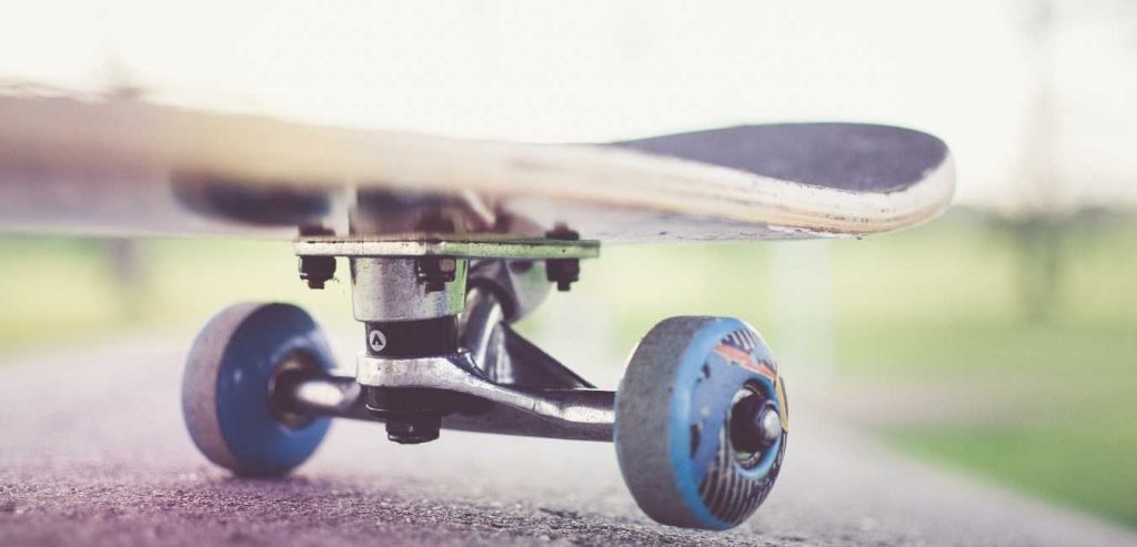 Skateboard on street