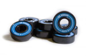 blue skateboard bearing